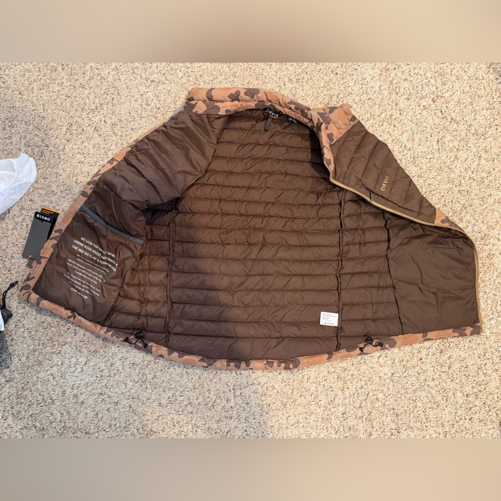 NWT Orvis Men's Drift Vest - Camo - Picture 2 of 5